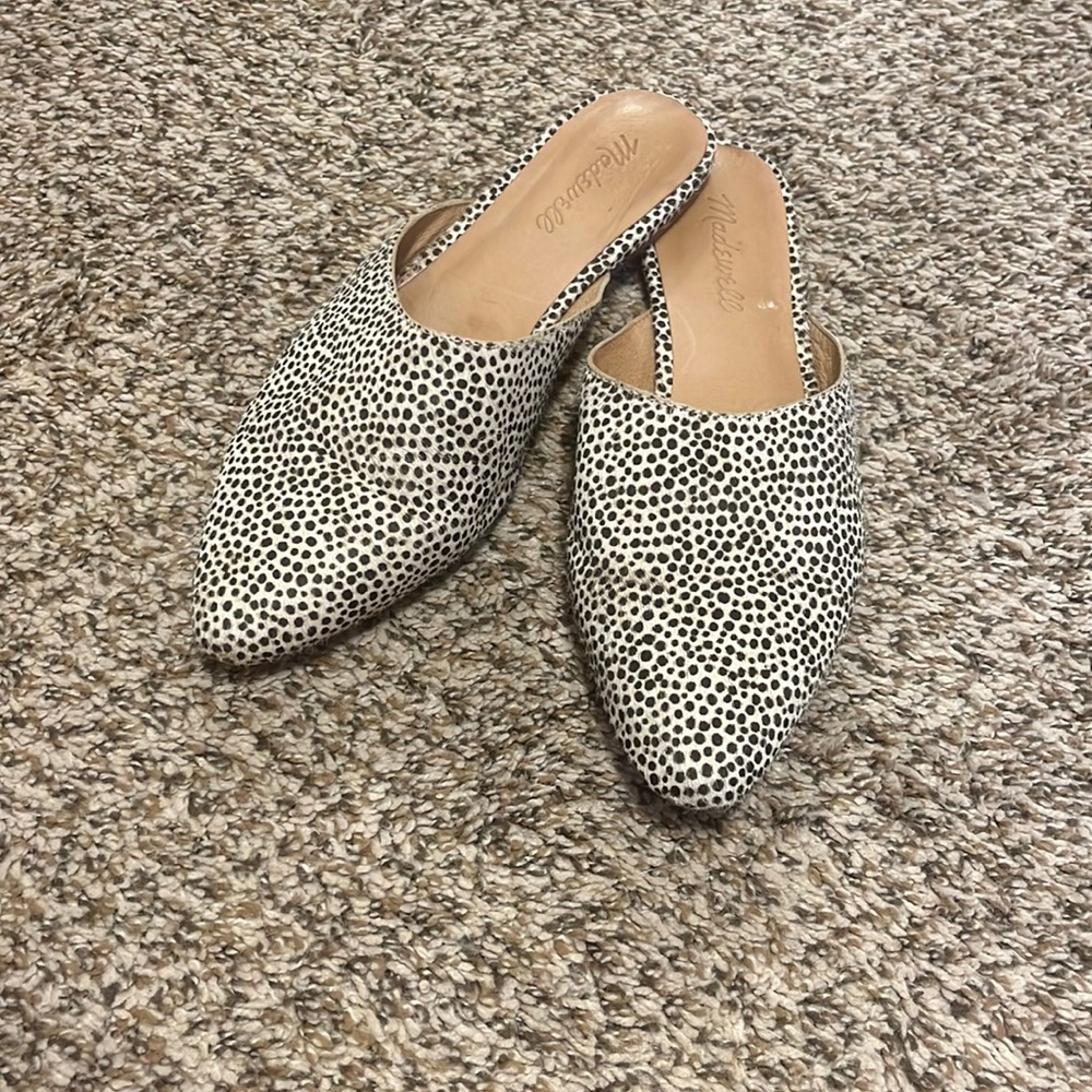 Madewell leopard mules, only worn a handful of times.